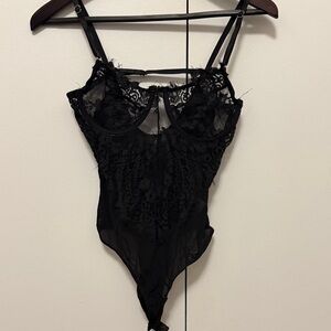 Elegant Black Lace Tank Top